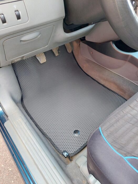 EVA (Эва) коврик для Mazda CX-3 1 поколение дорест/рест 2015-2023 внедорожник 5 дверей (ПРАВЫЙ РУЛЬ, 2WD)
